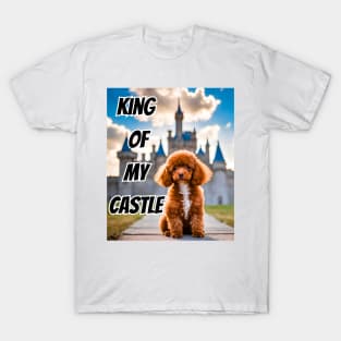 King of My Castle Toy Poodle T-Shirt